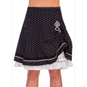 Mar Jo Skirt Women 18 German country western cowgirl Prairie cottagecore ruffles